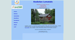 Desktop Screenshot of koskelanlomatalo.kaustinen.fi